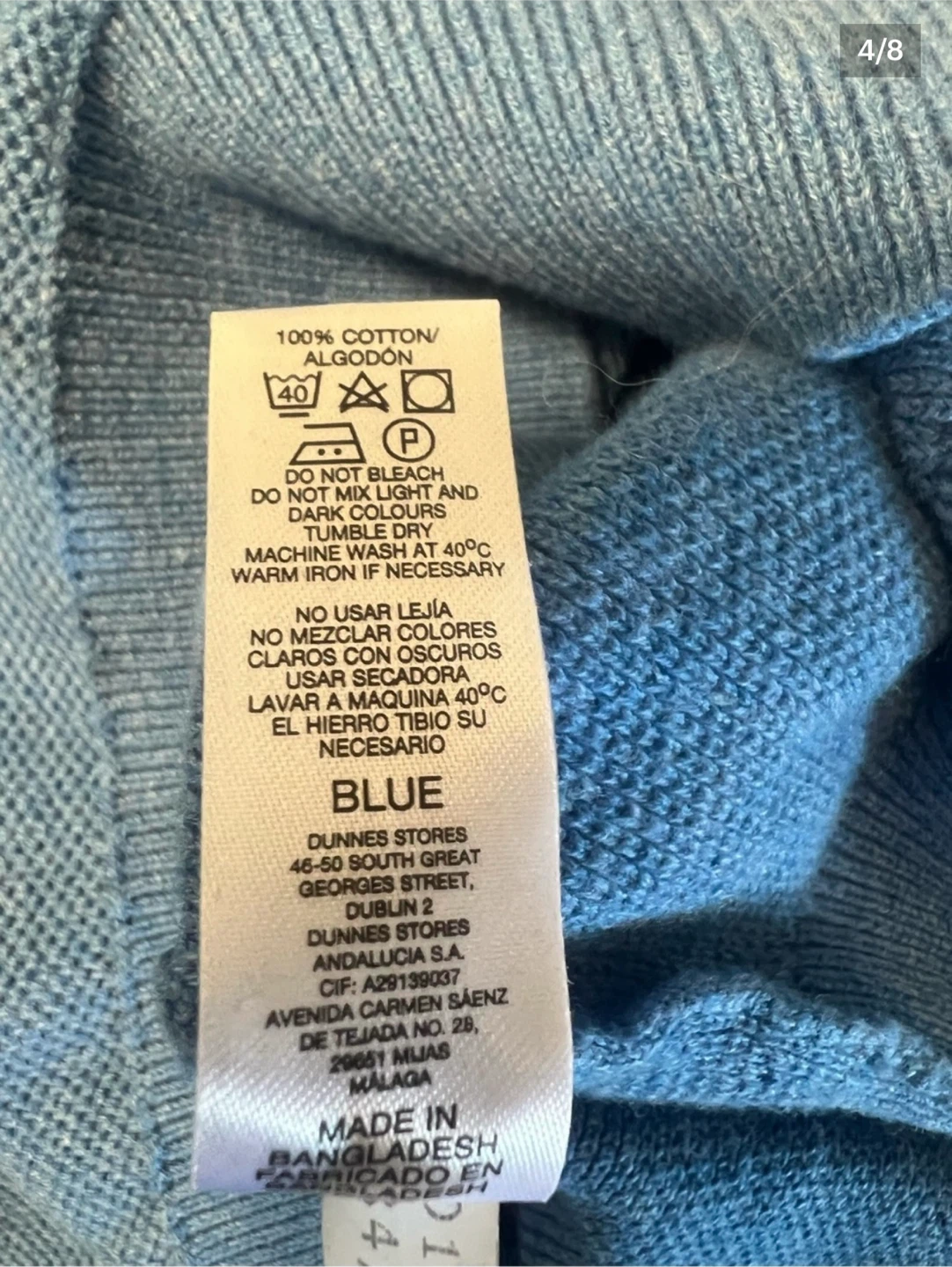 Paul Costelloe Living Blue Half-Zip Sweater - photo 4