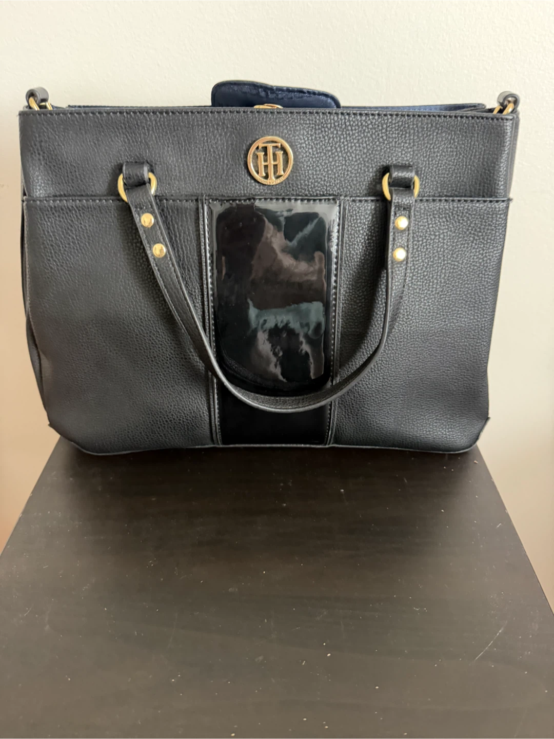 Tommy Hilfiger Black Tote Bag