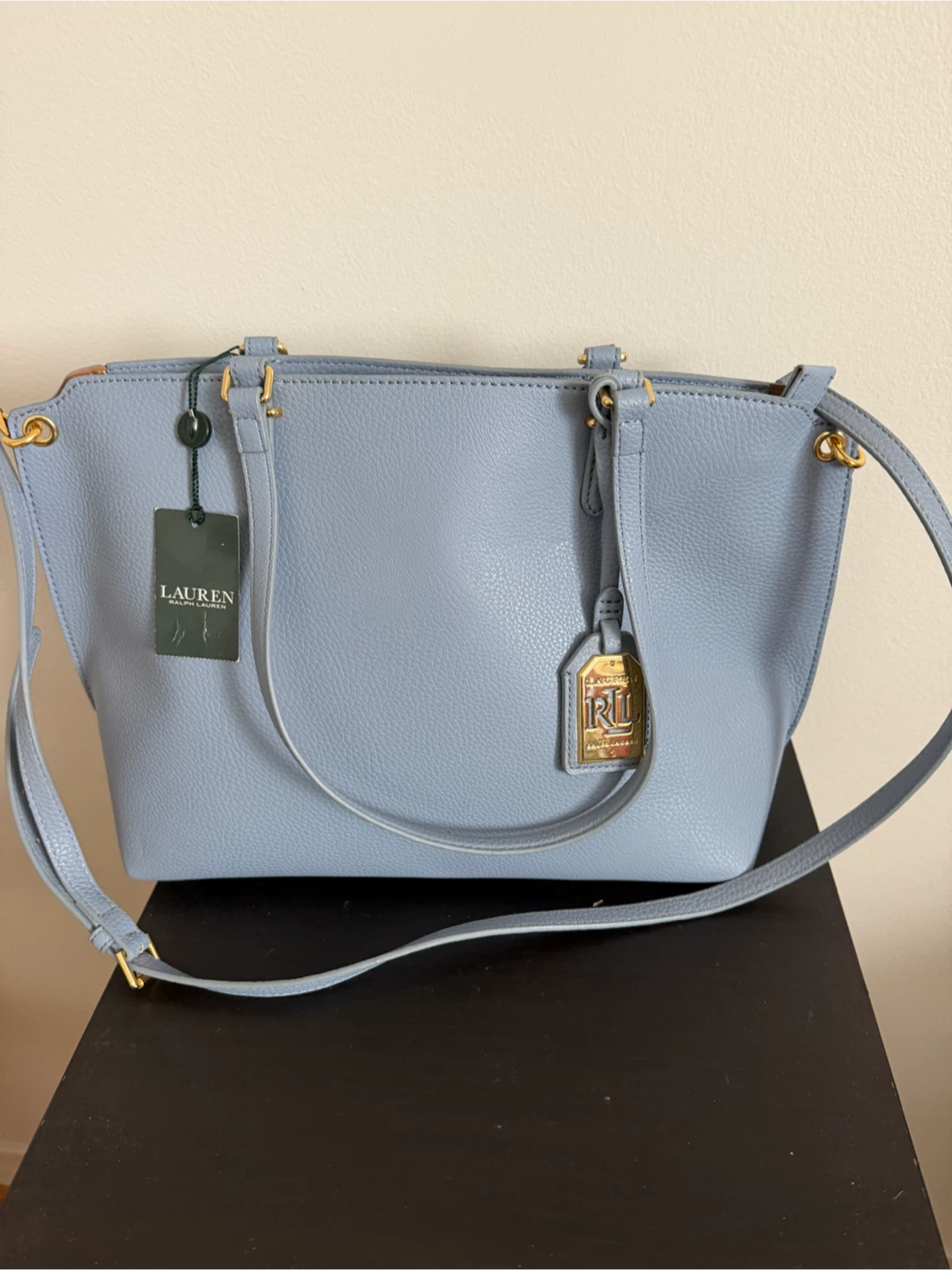 Lauren Ralph Lauren Blue Tote Bag