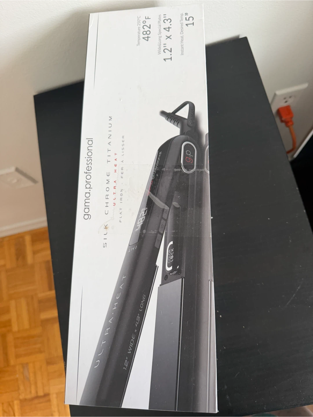 Gama Professional Silk Chrome Titanium Flat Iron - photo 2