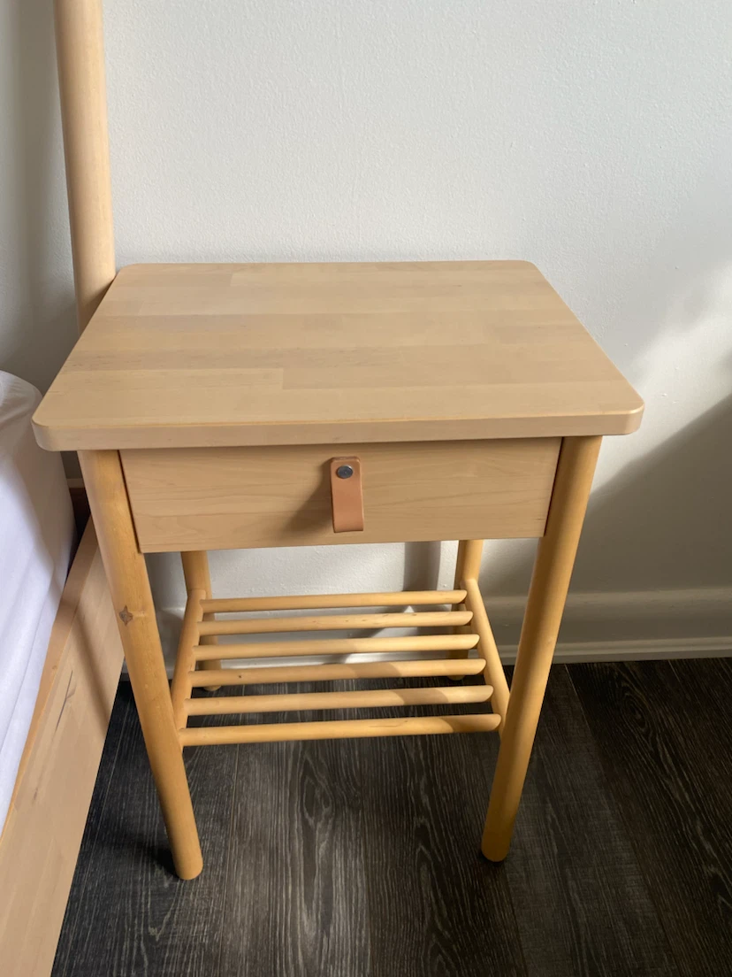 IKEA BJÖRKSNÄS Nightstand in Birch