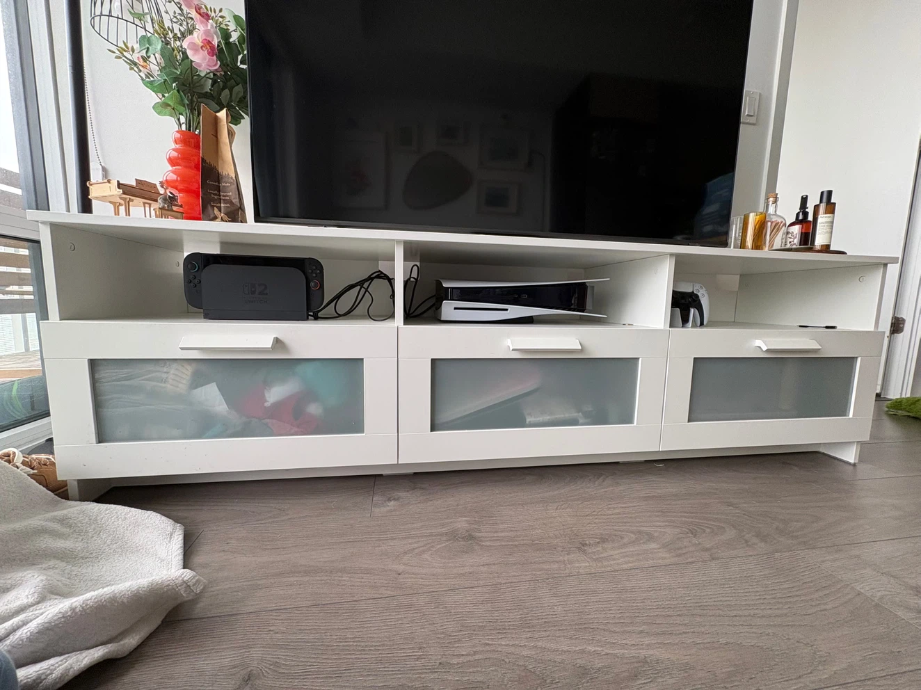 White TV Stand