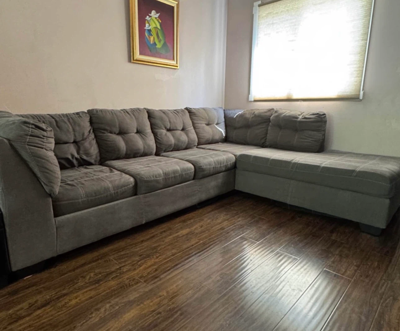 Grey Sectional - Free Delivery - photo 2