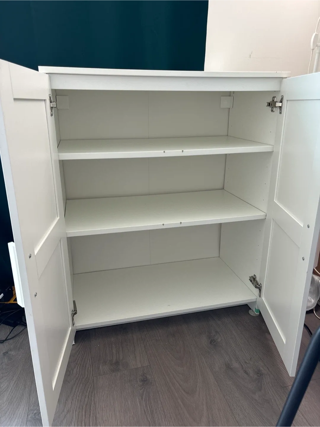IKEA Brimnes Cabinet with Doors, White - photo 2