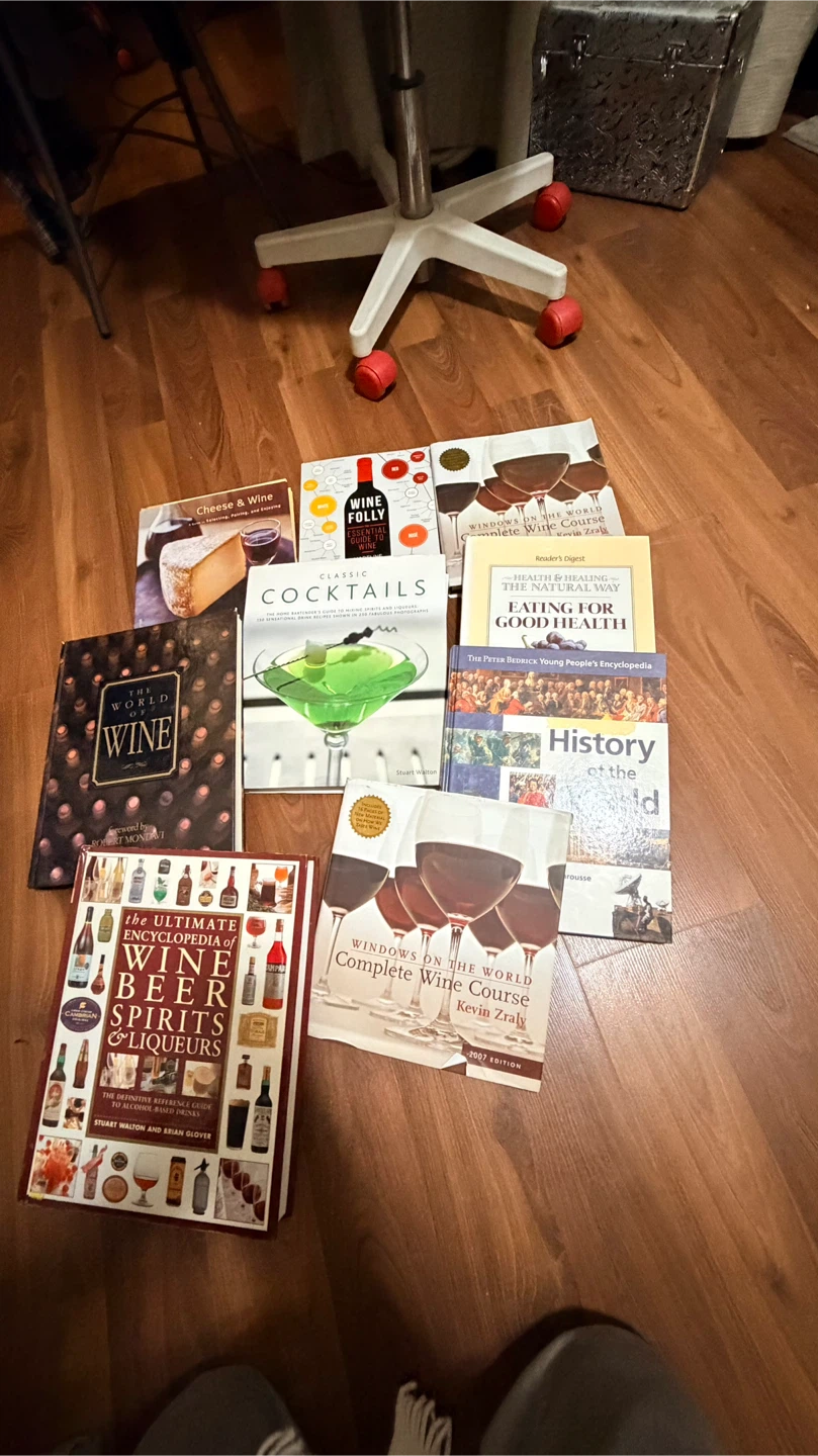 Collection of 8 Wine and Beverage Reference Books - photo 2