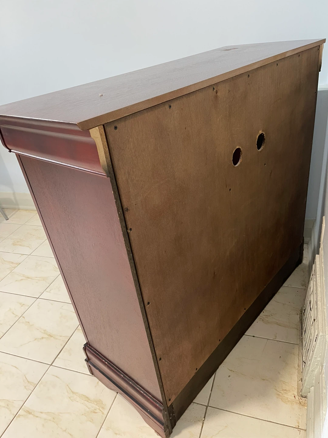 Dark wood media console dresser - photo 3