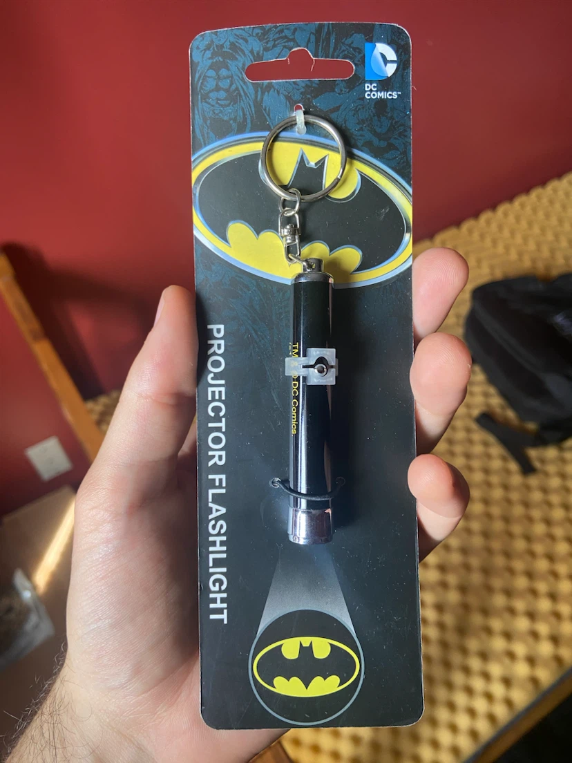 Batman Projector Flashlight Keychain