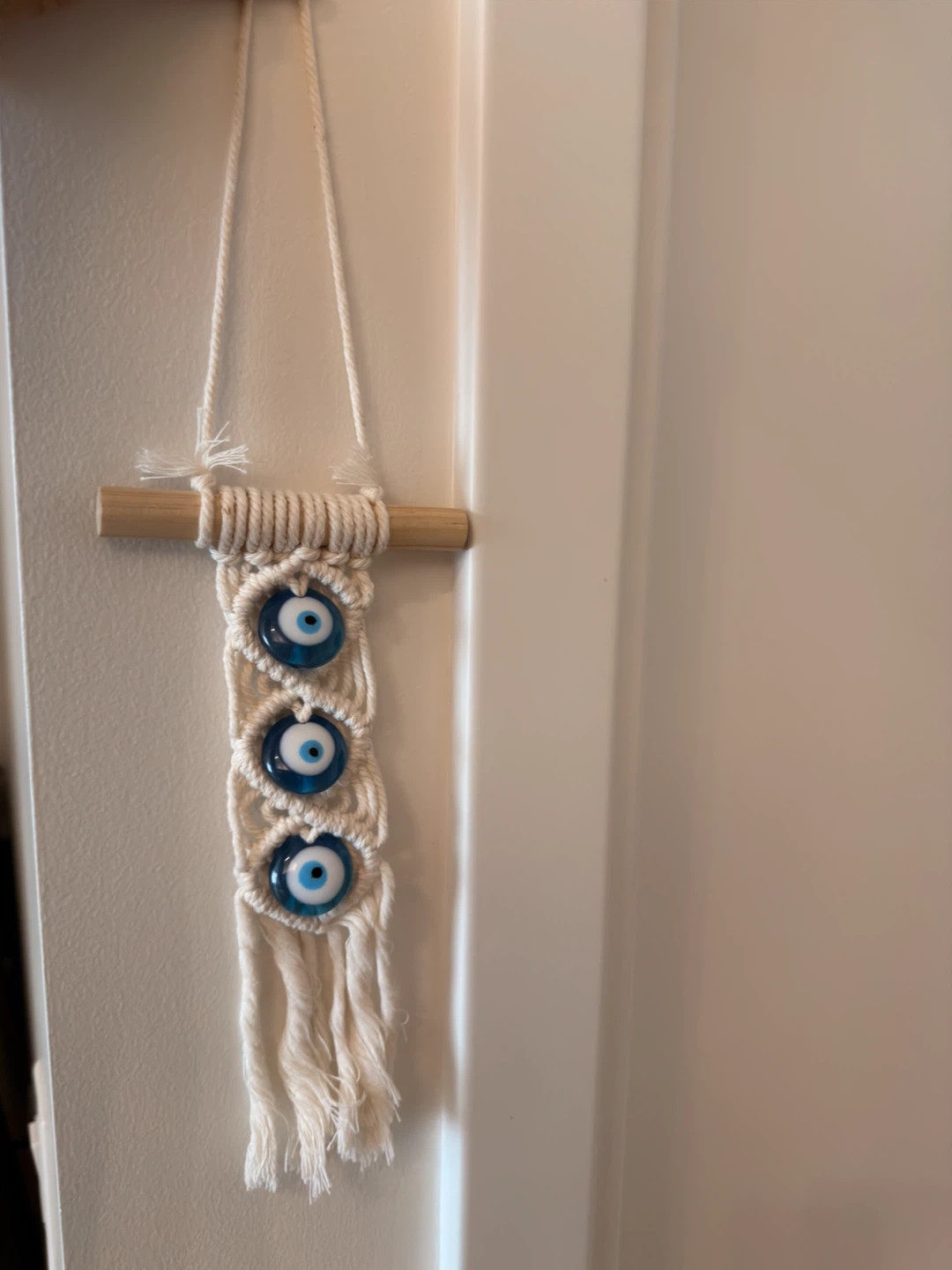 Macrame Evil Eye Wall Hanging - photo 2