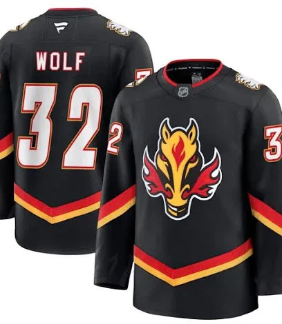 Calgary Flames Dustin Wolf Blasty Jersey