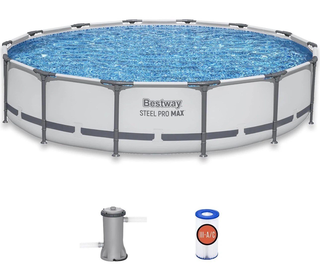 Bestway Steel Pro MAX 14' x 33" Round Above Ground Pool Set