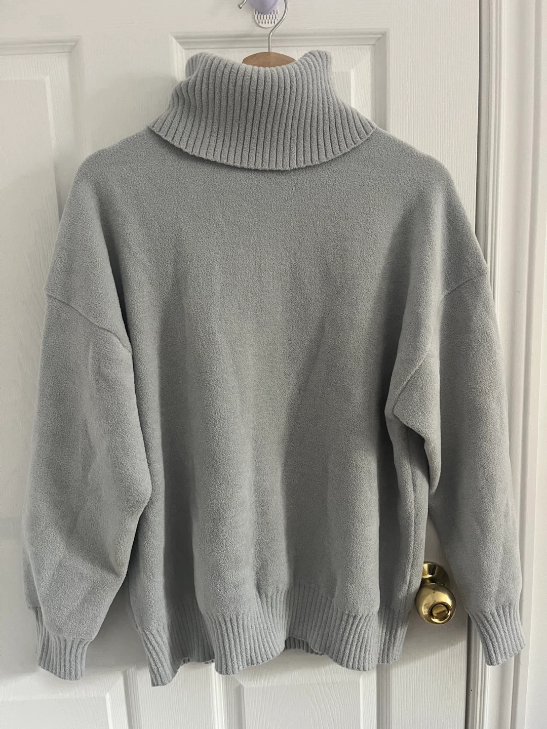 OYSHO XS Grey Turtleneck Sweater - photo 2