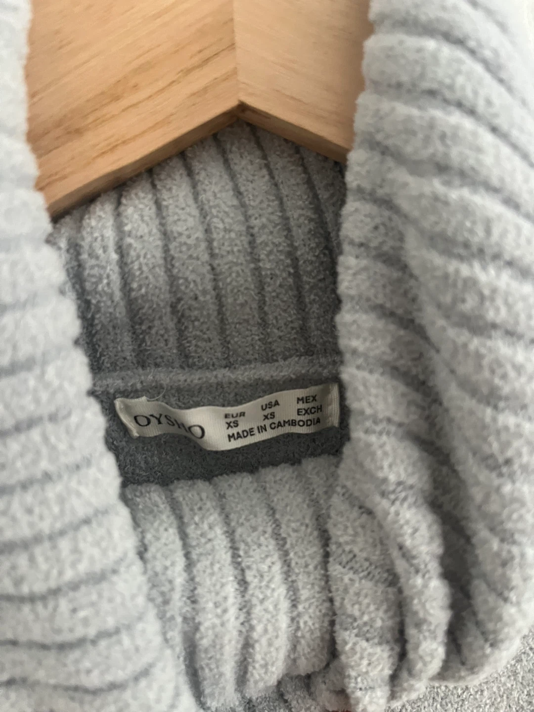 OYSHO XS Grey Turtleneck Sweater - photo 3