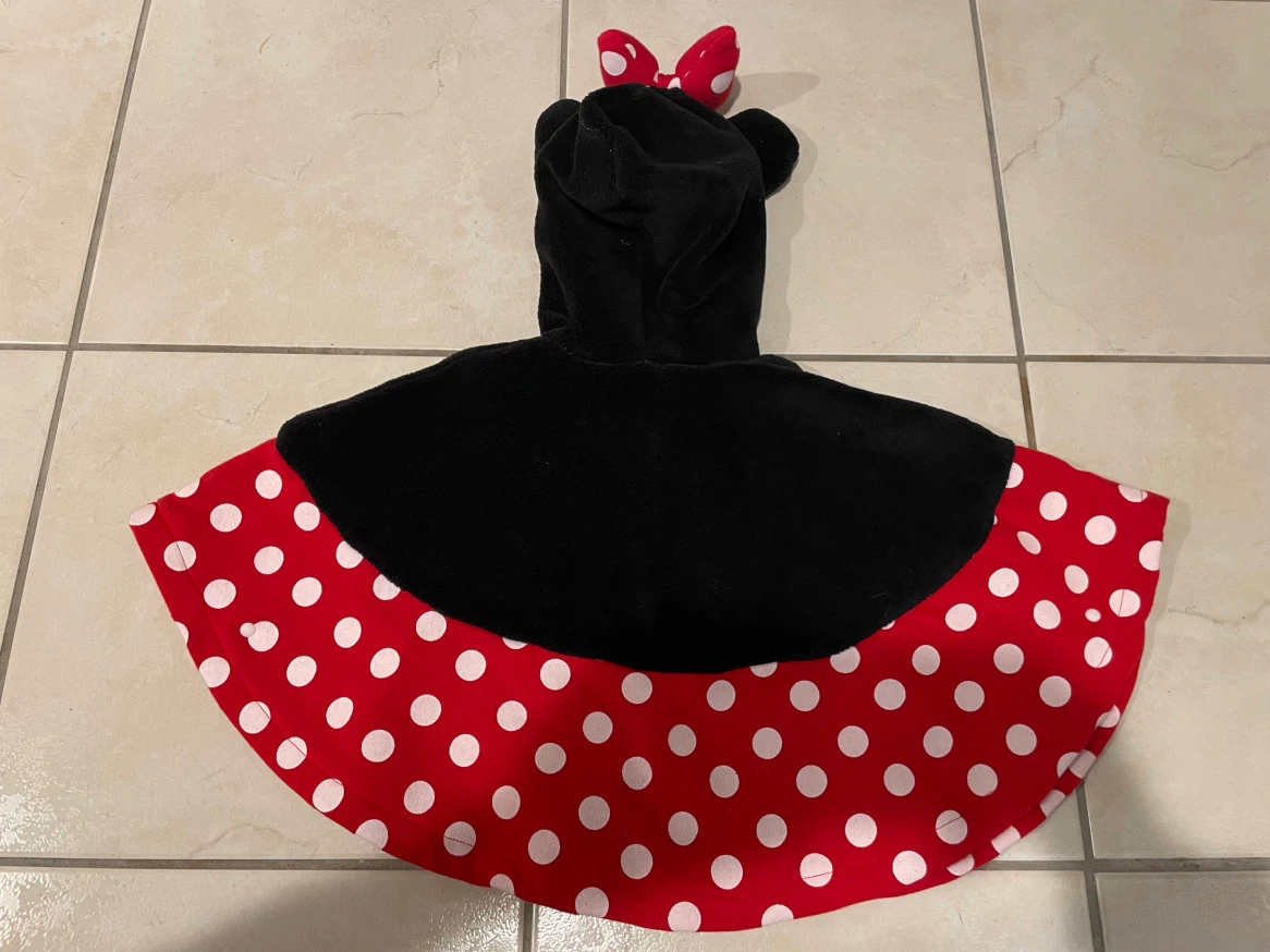 Halloween costume kids girls Disney Minnie Mouse poncho - photo 2