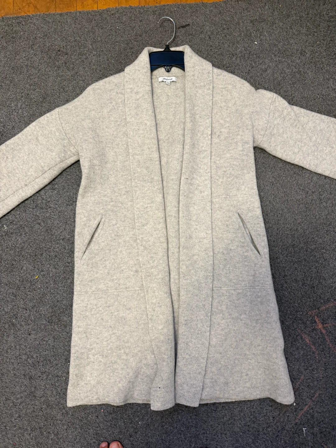 Madewell Gray Knit Cardigan Size XS