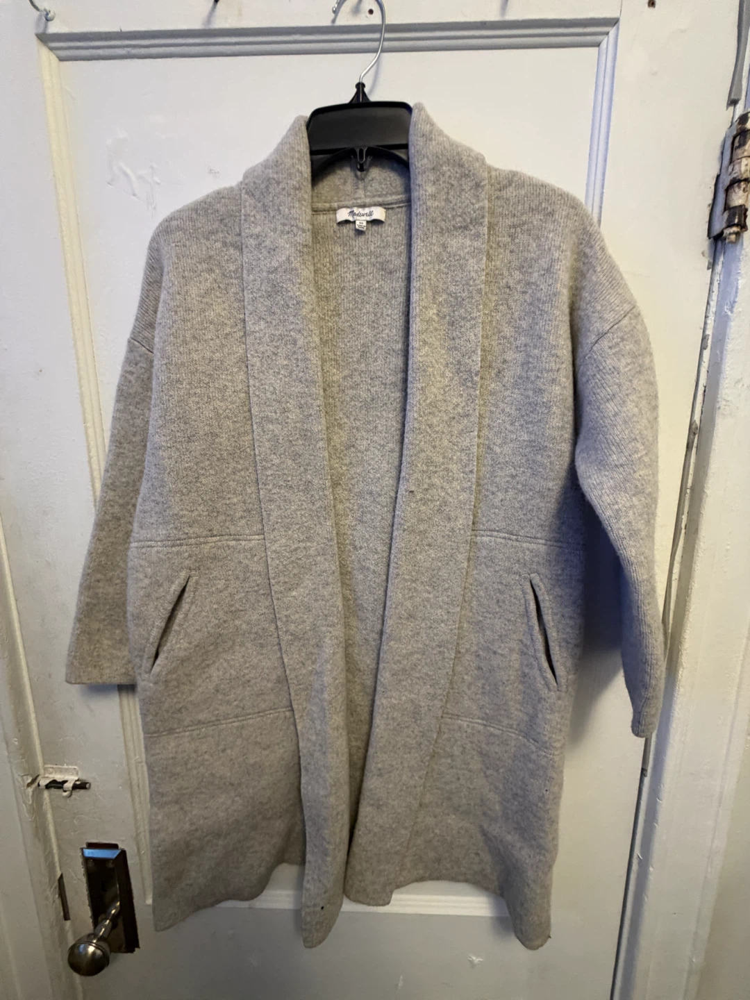 Madewell Gray Knit Cardigan Size XS - photo 4