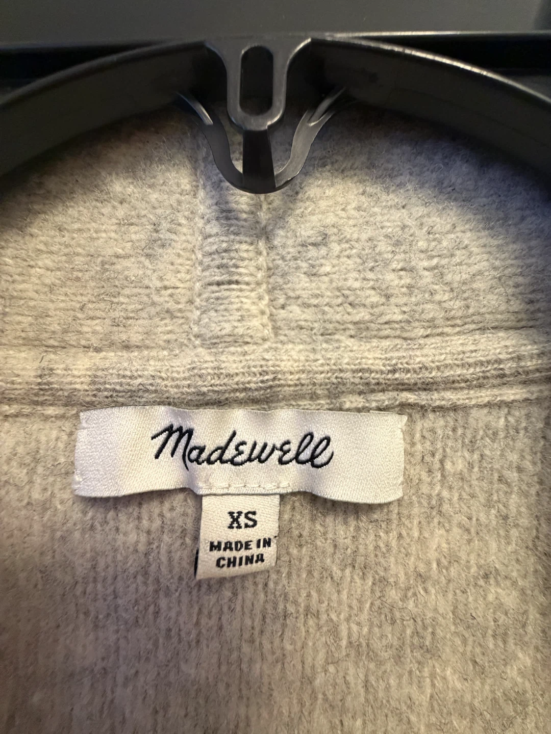 Madewell Gray Knit Cardigan Size XS - photo 5