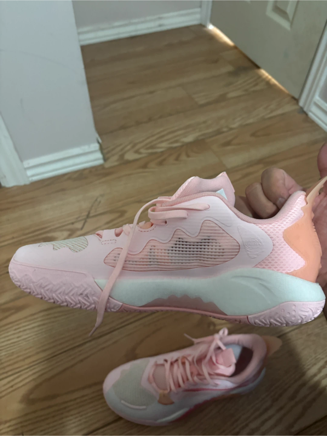 Anta Shock Wave 5 White Pink 10.5US - photo 3