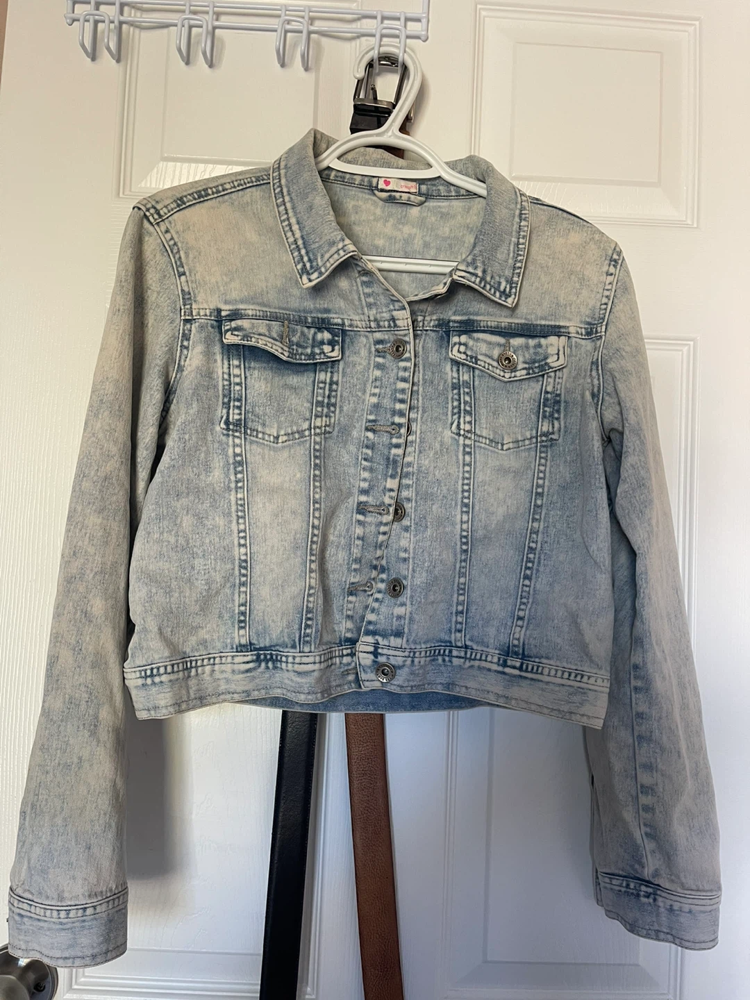 Crissa Acid Wash Denim Jacket