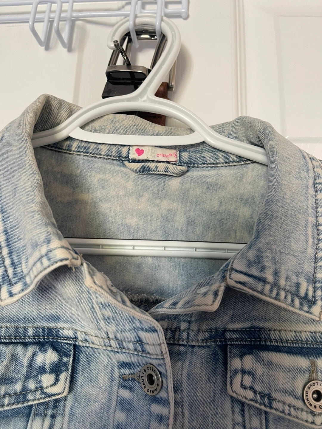 Crissa Acid Wash Denim Jacket - photo 2