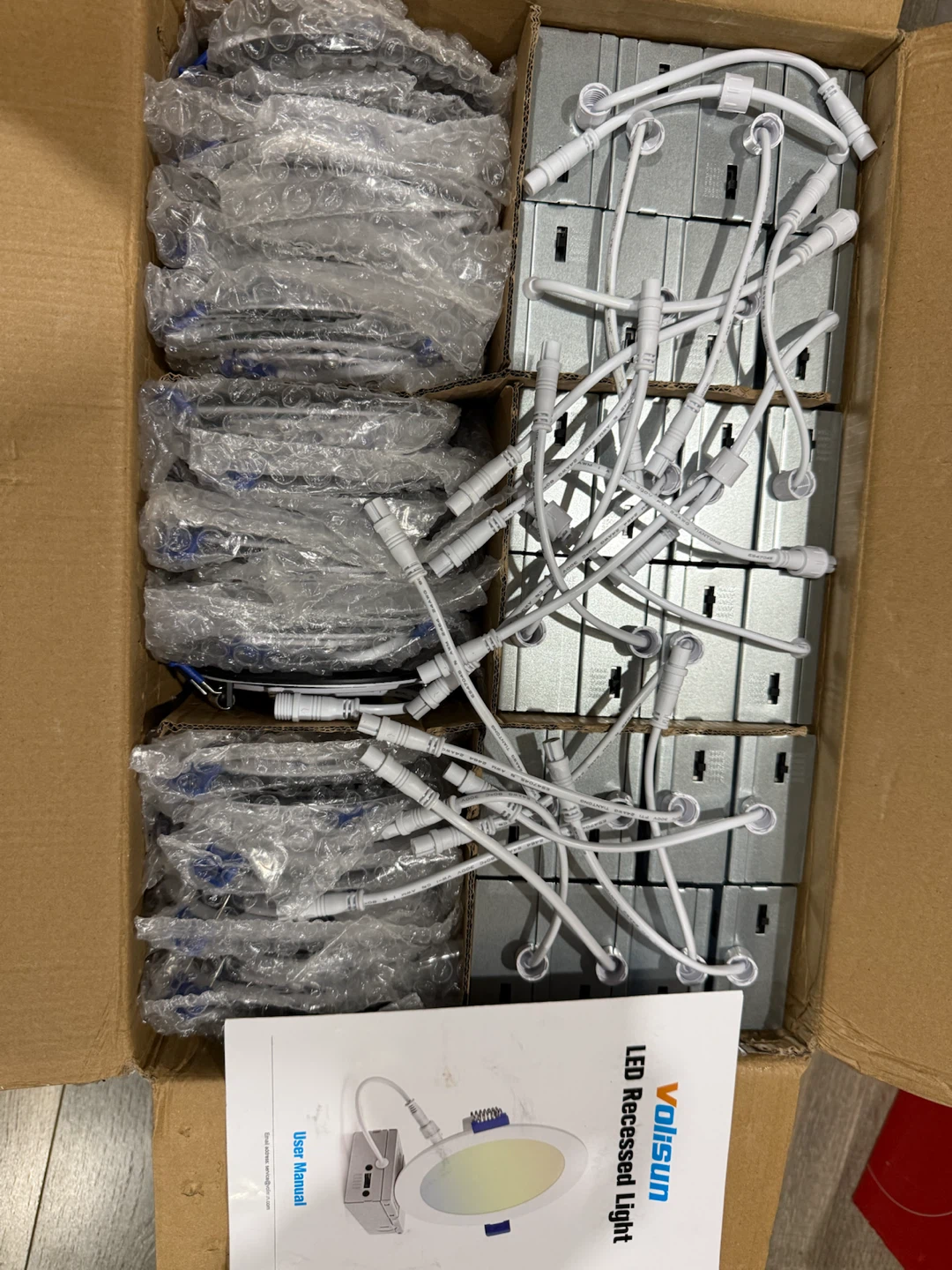 Volisun 24 Pack 4" Recessed LED Slim Panel Lights - photo 5