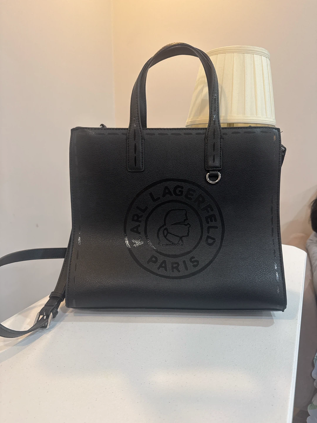 Karl Lagerfeld Paris Black Tote Bag