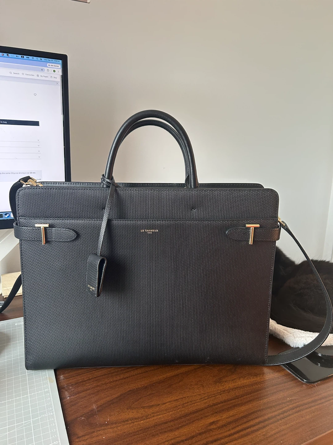 Letanneur Black Briefcase