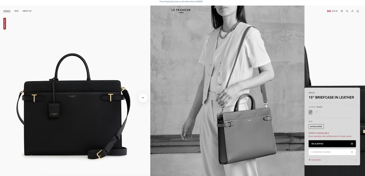 Letanneur Black Briefcase - photo 2