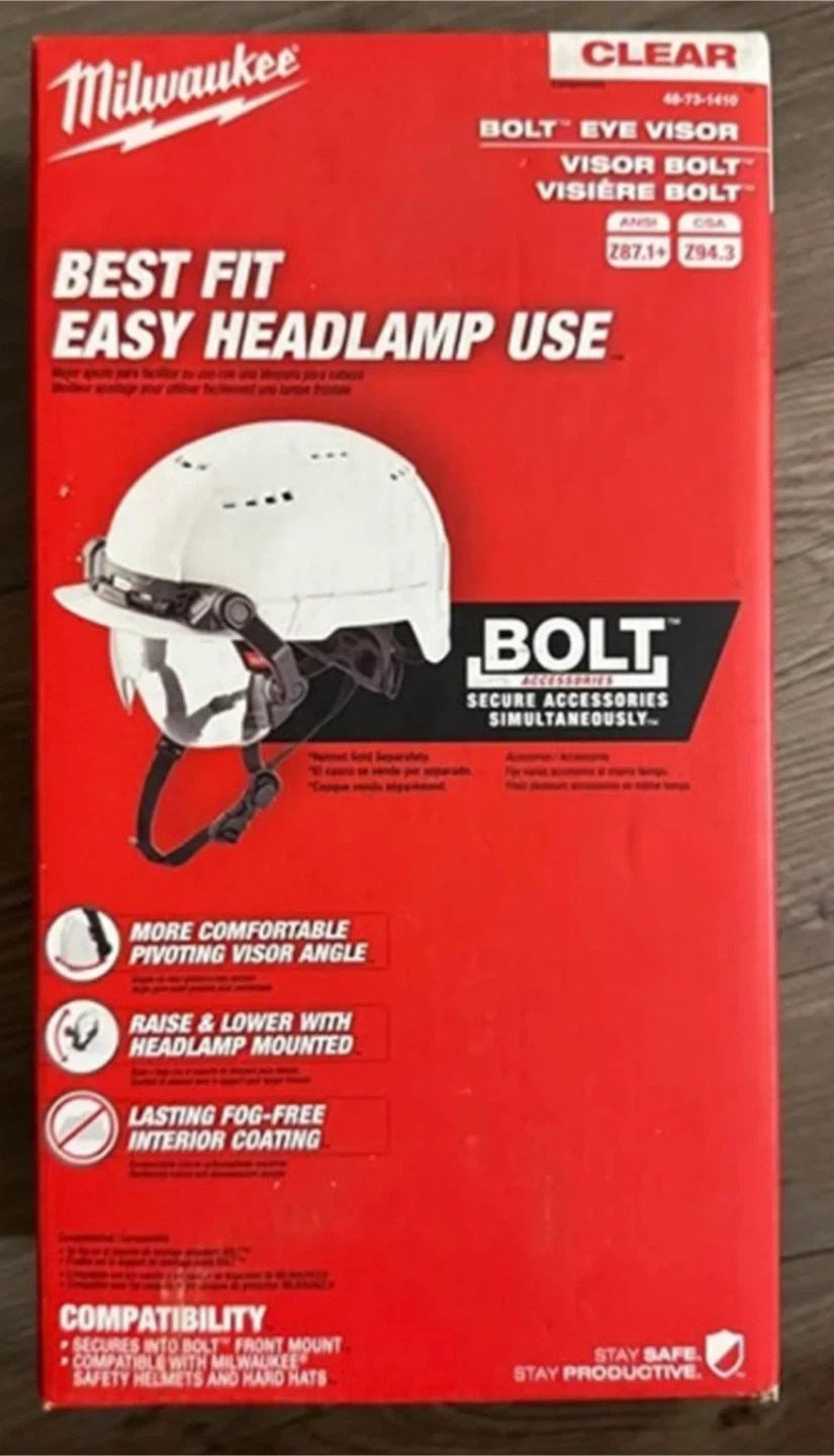 Milwaukee BOLT Eye Visor Clear