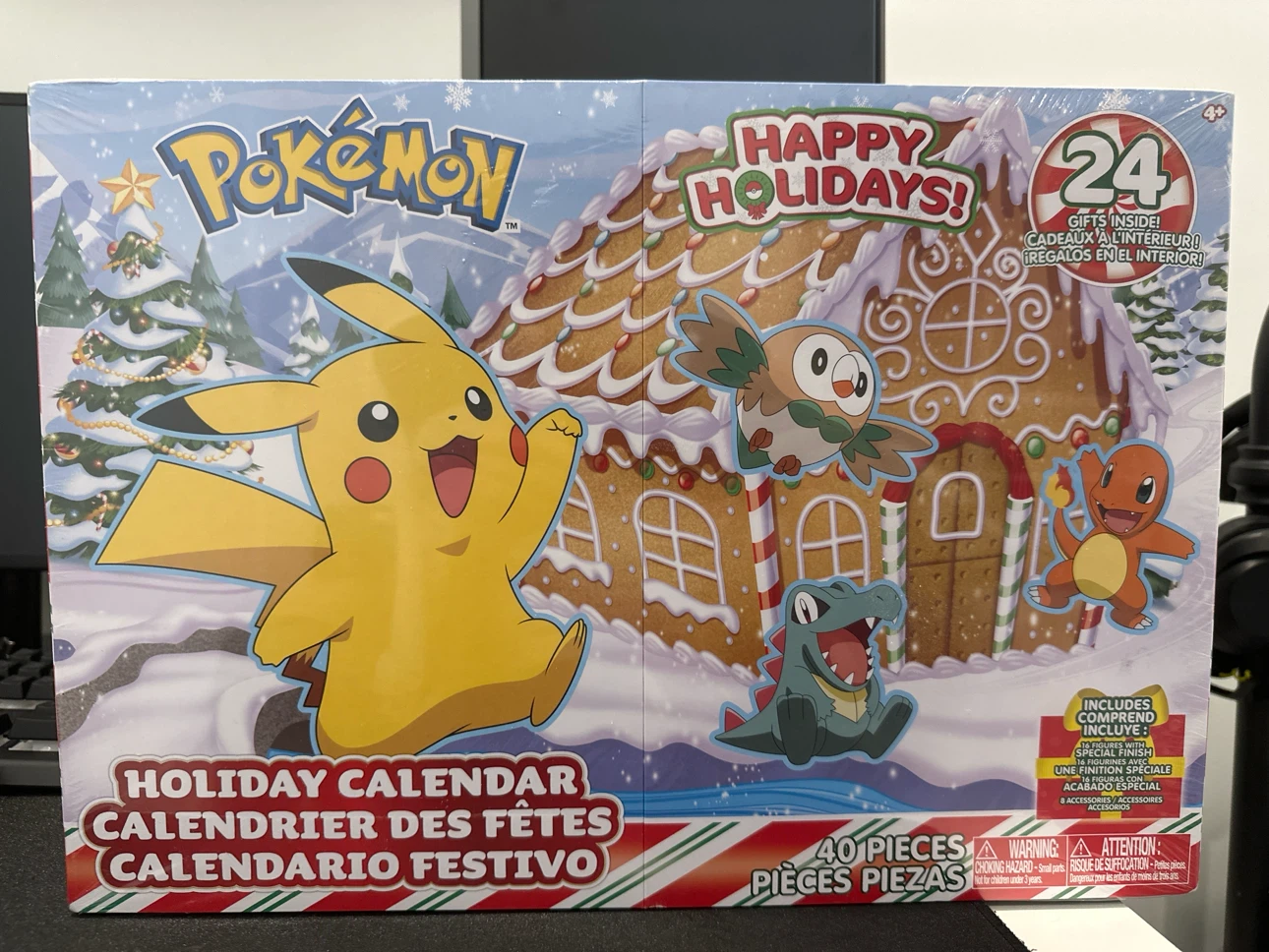 Pokemon Holiday Calendar 40 Pieces