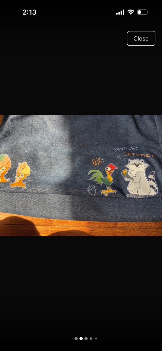 Disney Character Denim Tote Bag - photo 2