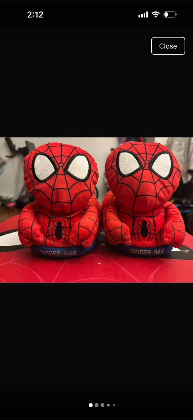 Spider-Man Plush Slippers