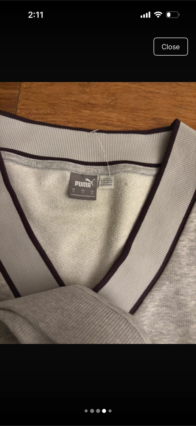 Puma V-Neck Sweatshirt Dress - photo 4