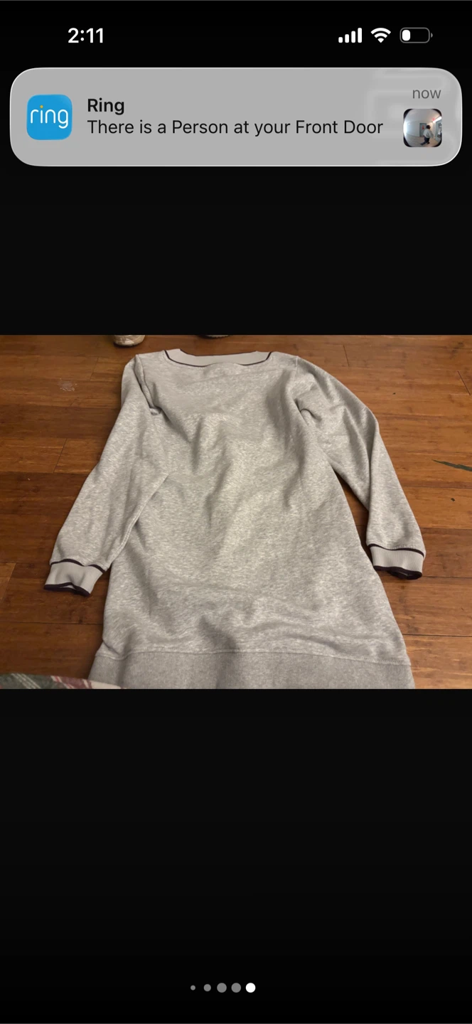 Puma V-Neck Sweatshirt Dress - photo 5
