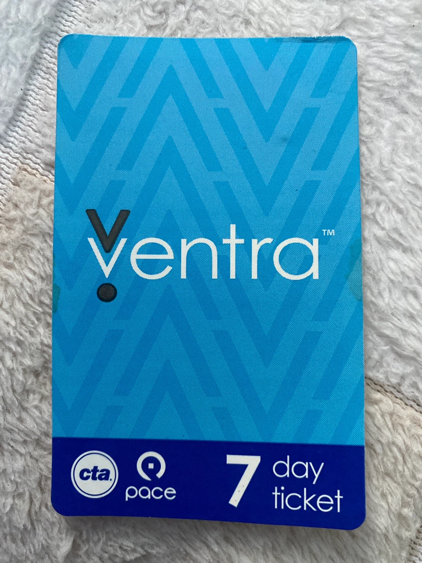 Ventra 7-Day CTA and Pace Transit Ticket