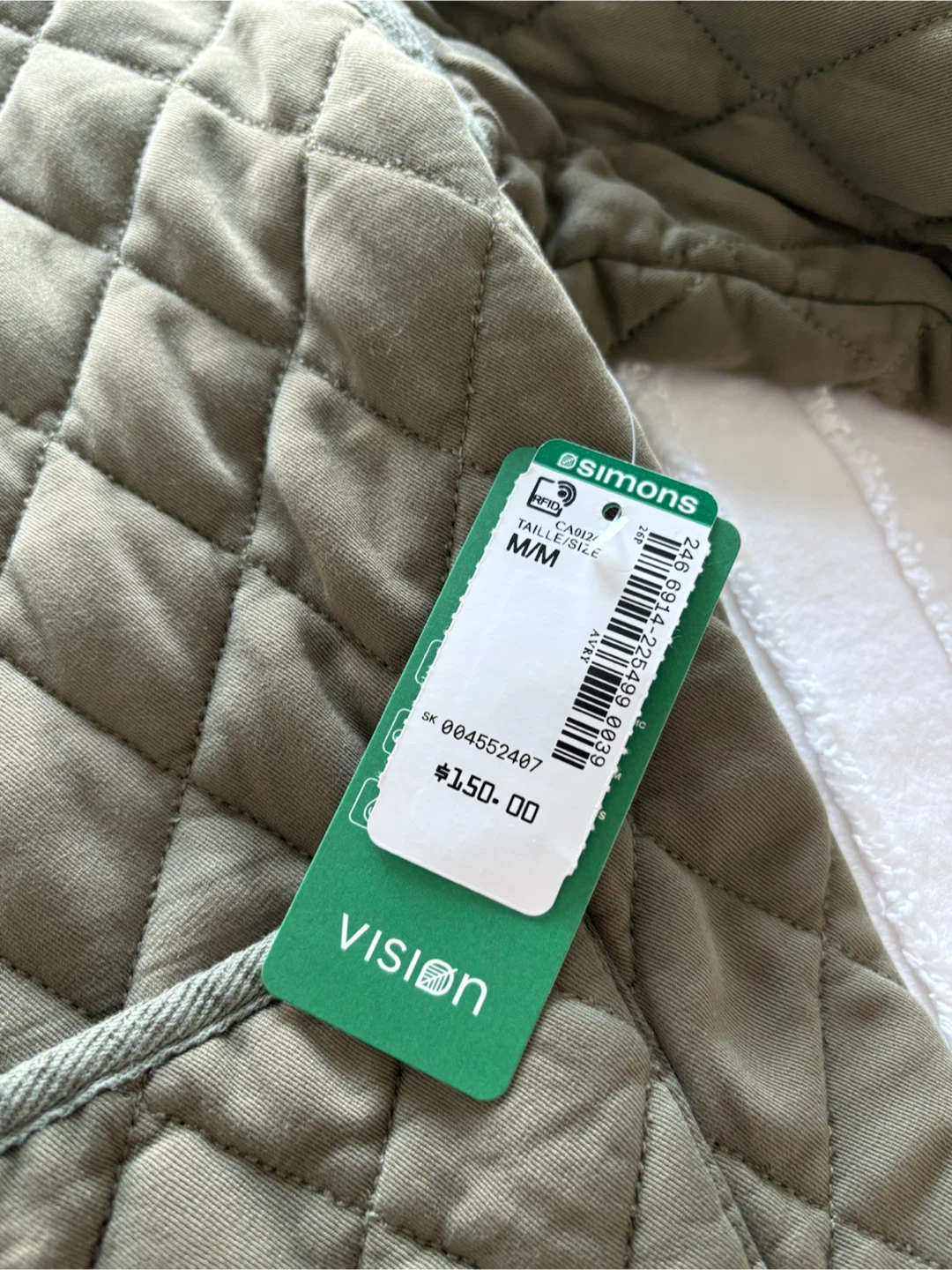 Simons Quilted Jacket - Size M - photo 4
