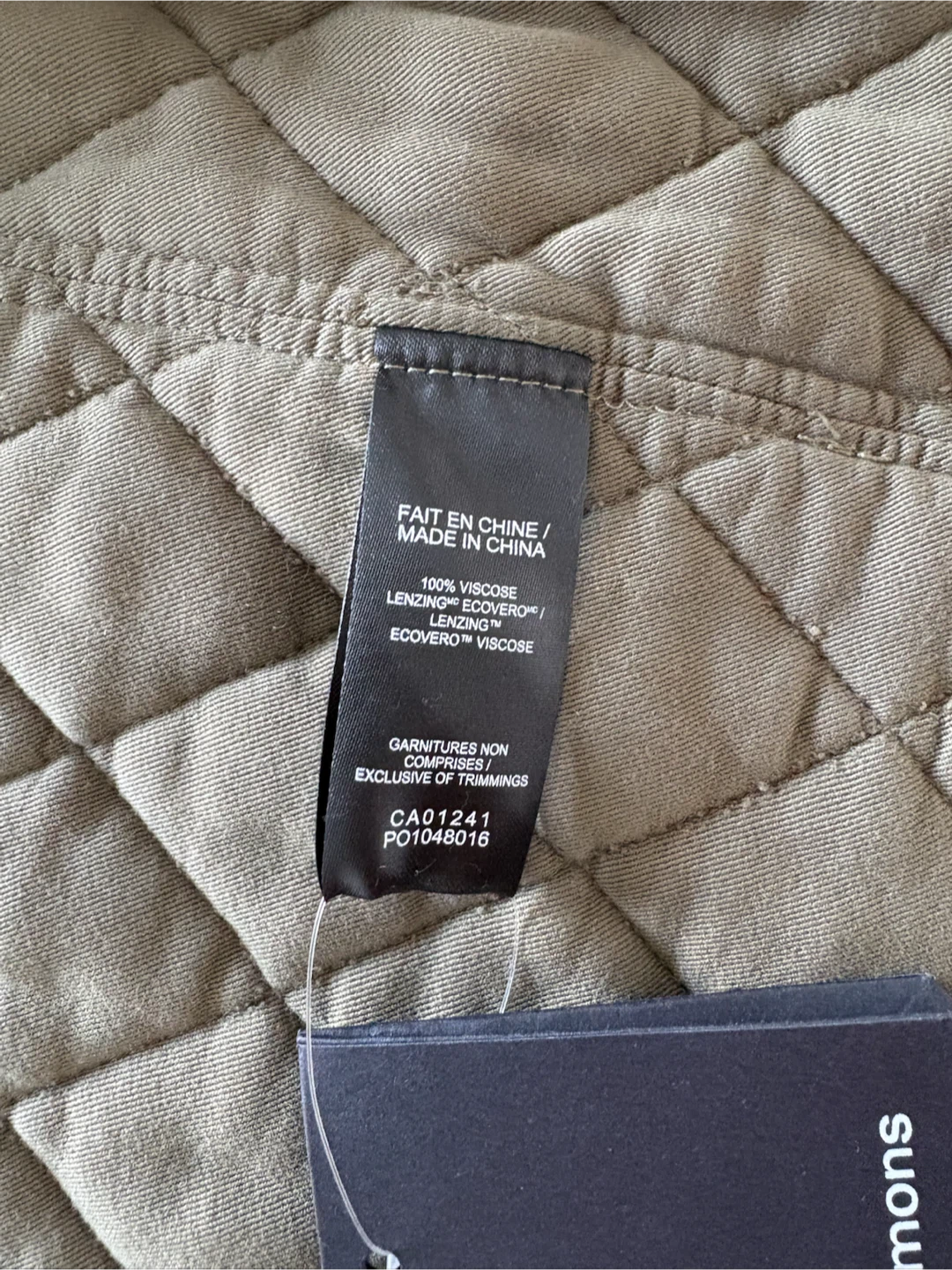 Simons Quilted Jacket - Size M - photo 5