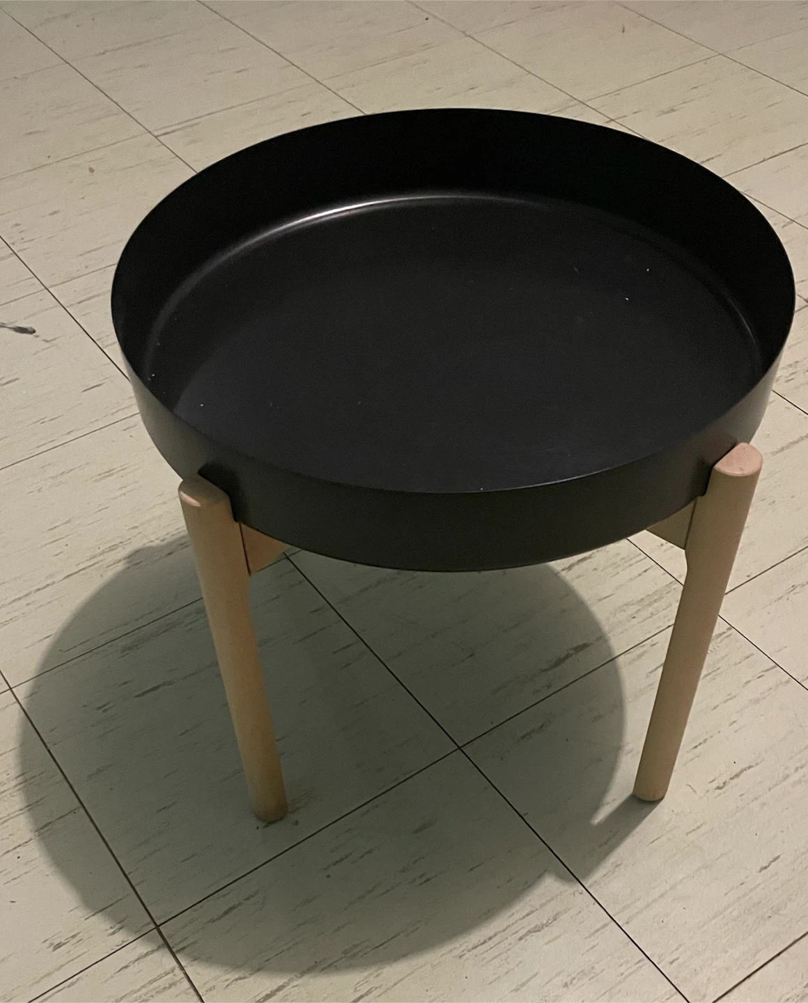 IKEA Gladom Tray Table Black