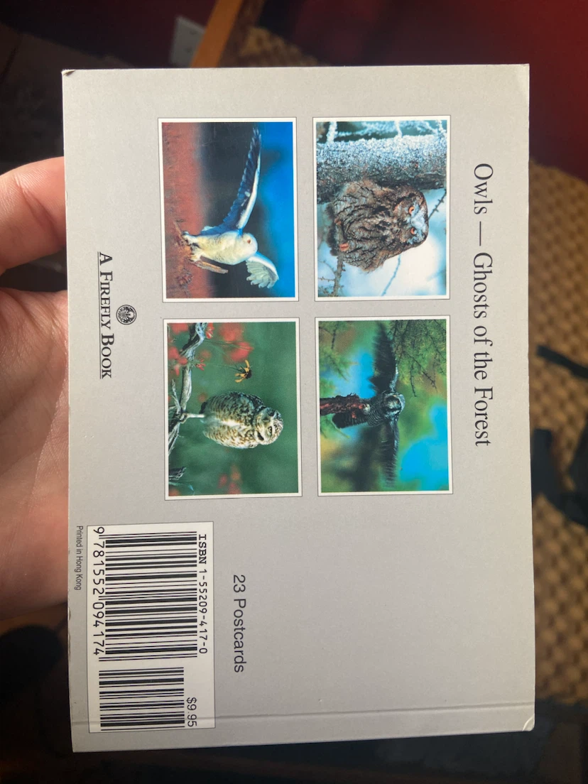 Owls: A Book of Postcards by Tim Fitzharris - photo 3