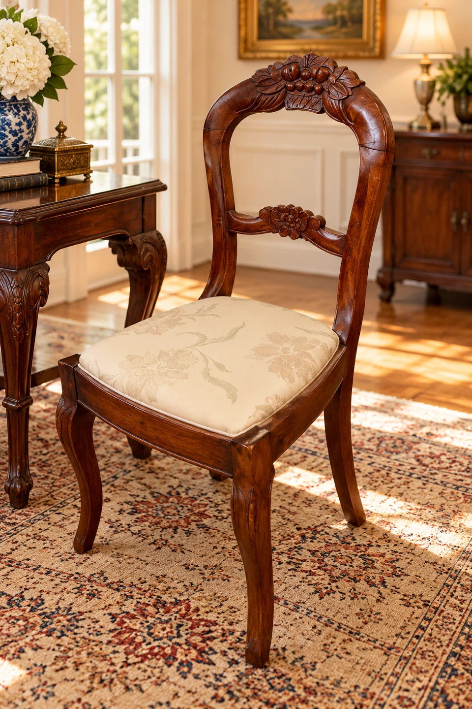 Vintage Style Wooden Dining Chair