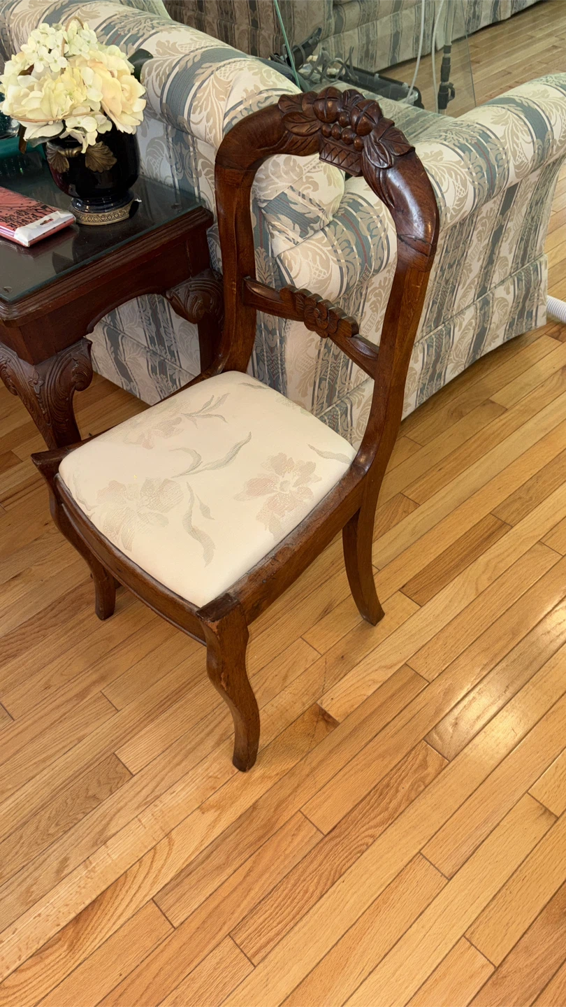 Vintage Style Wooden Dining Chair - photo 2