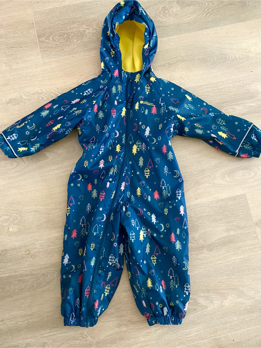 Fleece-Lined Kids Rainsuit
