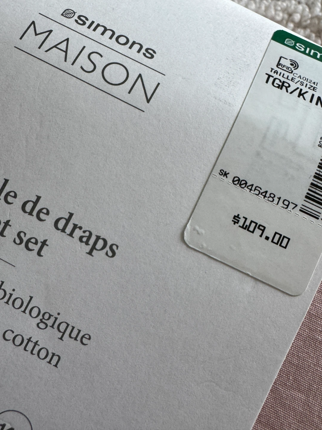 Simons Maison Essential Organic Cotton King Sheet Set - photo 4
