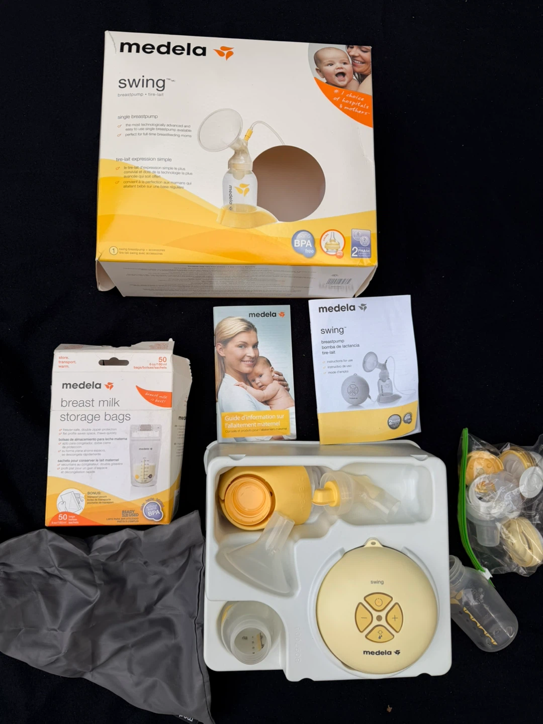 Medela Swing Single Breast Pump with Accessories - photo 4