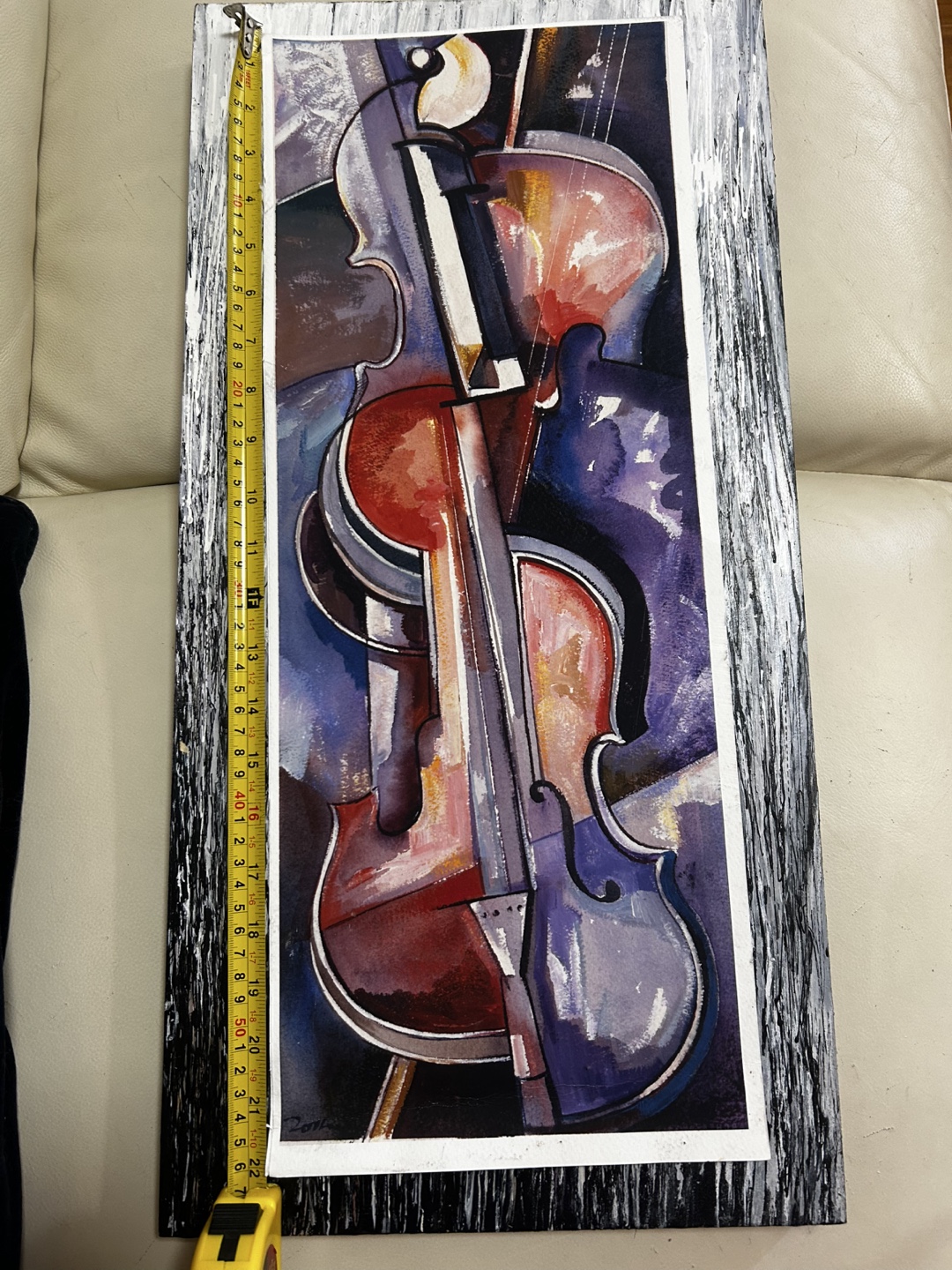 Abstract Violin Artwork - photo 2