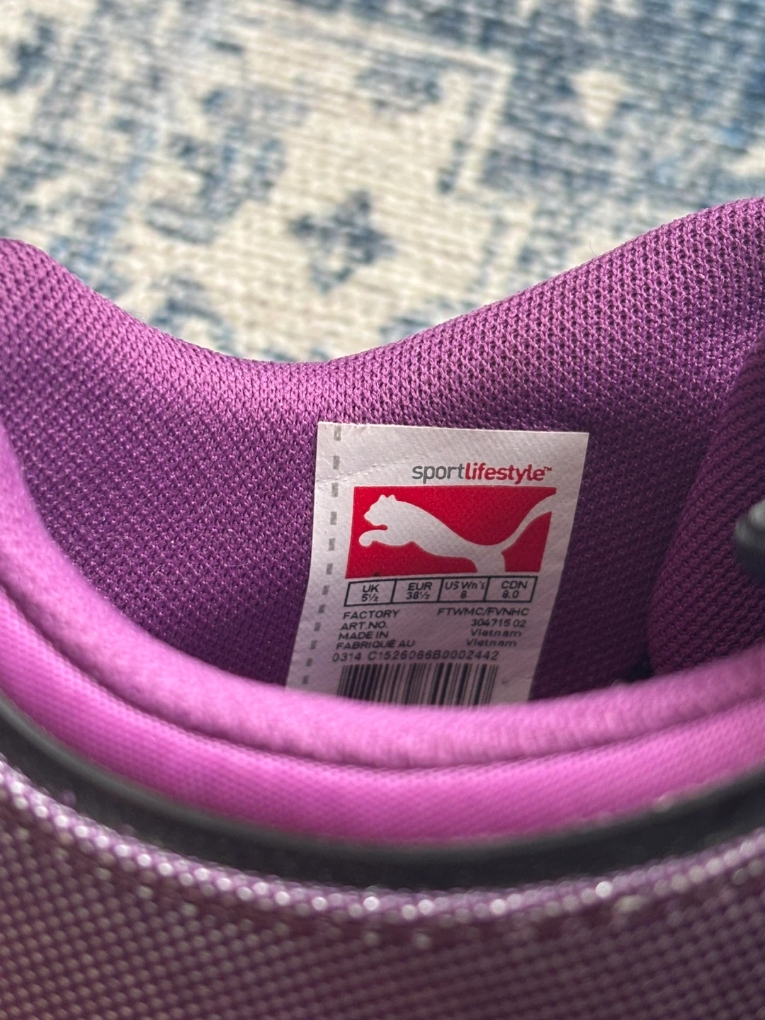 Puma Speedcat Sneakers Black and Purple - photo 4