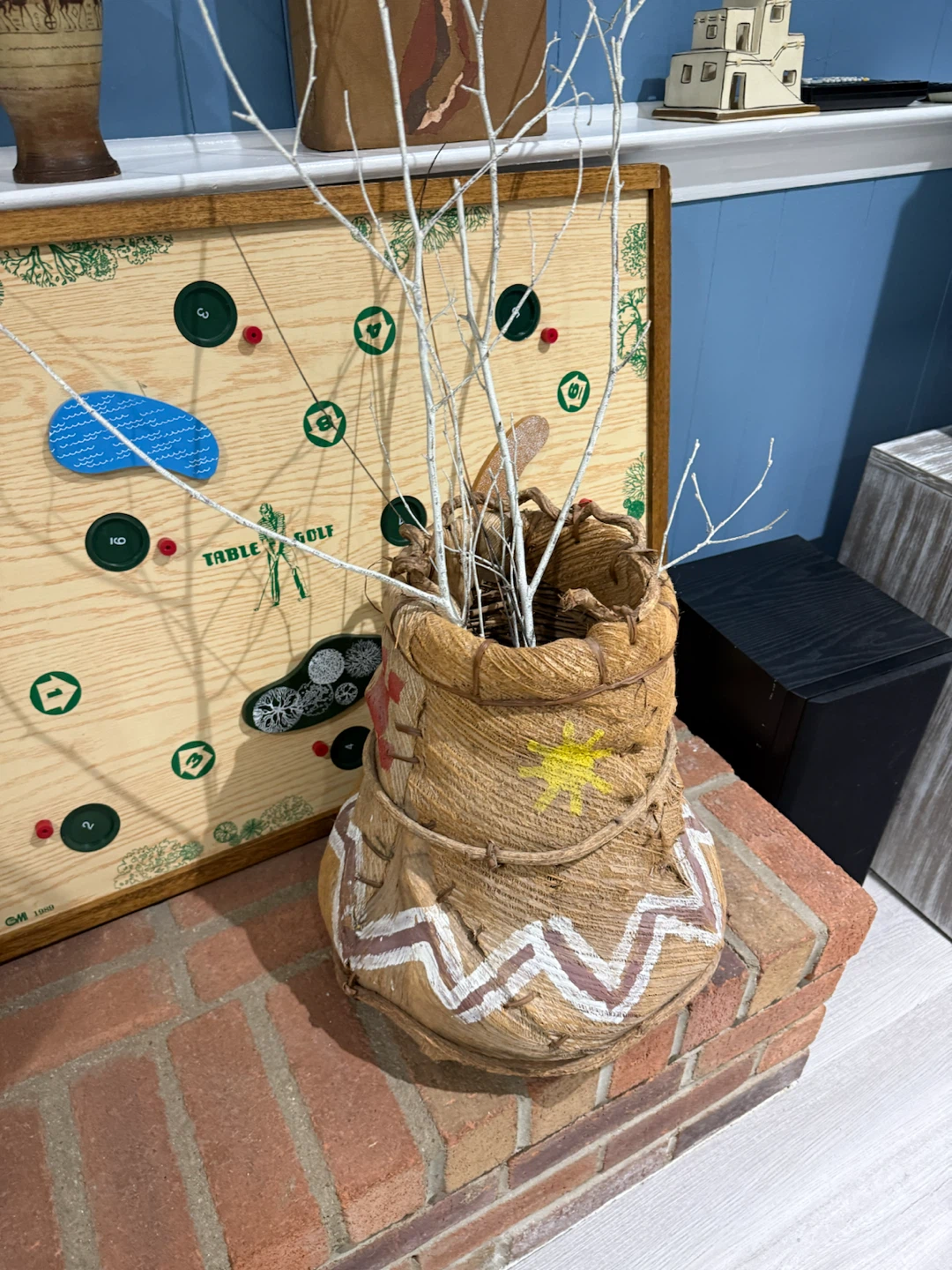 Woven Decorative Basket Vase