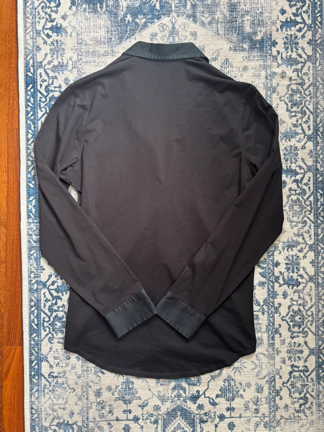 Tristan Black Fitted Dress Shirt Size M - photo 5