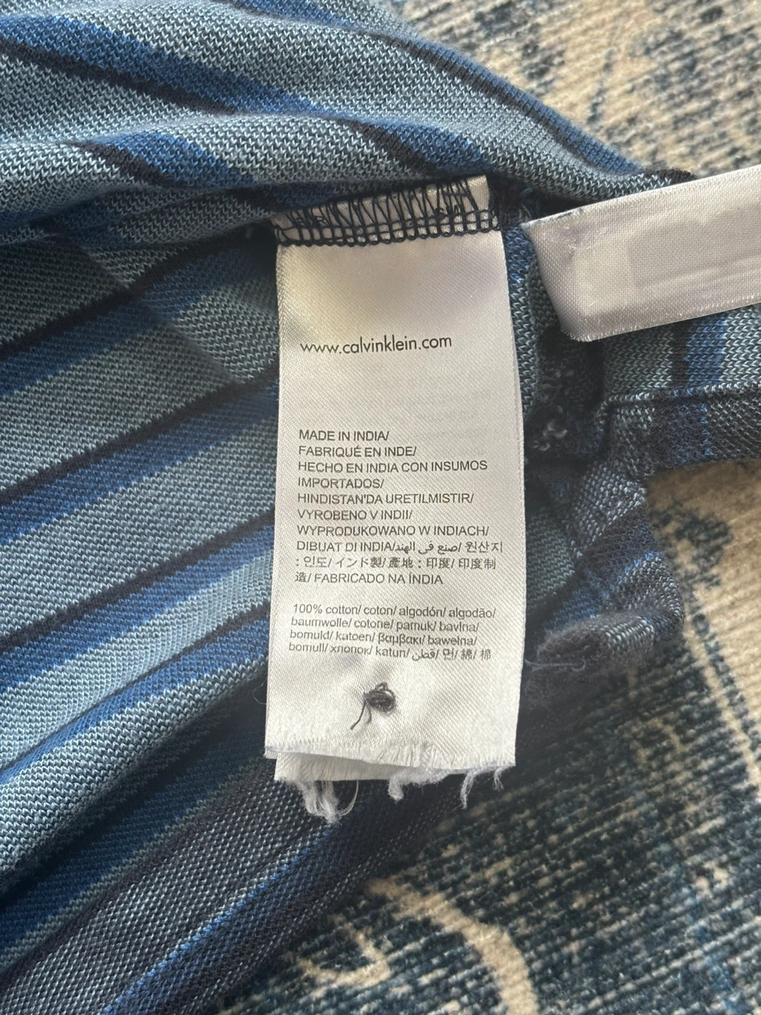 Calvin Klein Striped Polo Shirt - photo 4