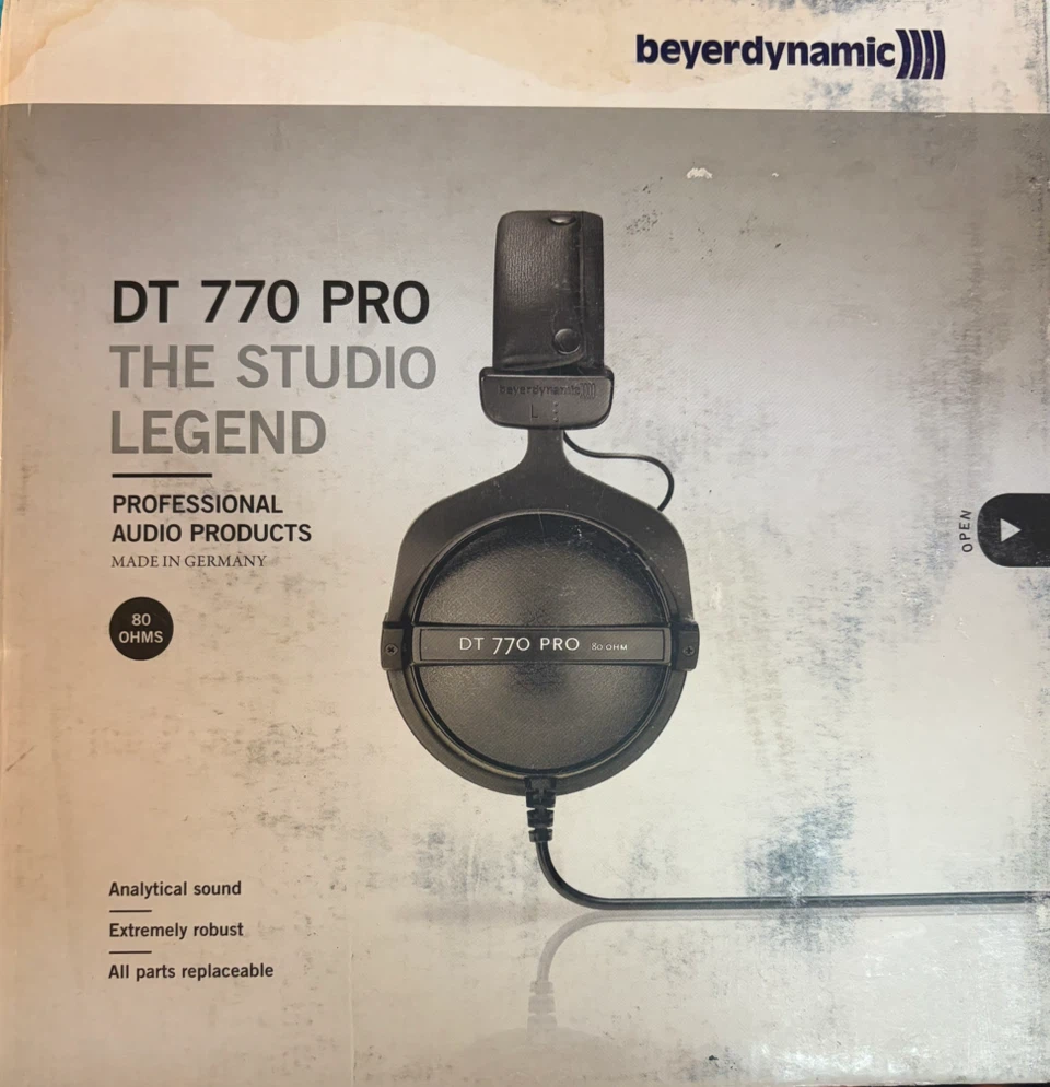 beyerdynamic DT 770 PRO Headphones 80 Ohms