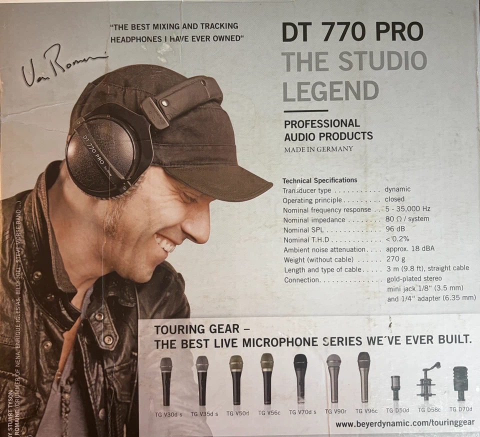 beyerdynamic DT 770 PRO Headphones 80 Ohms - photo 2